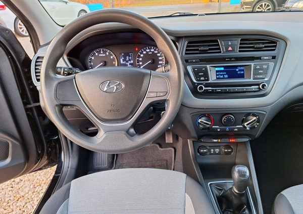 Hyundai i20 cena 32444 przebieg: 155300, rok produkcji 2015 z Kluczbork małe 596